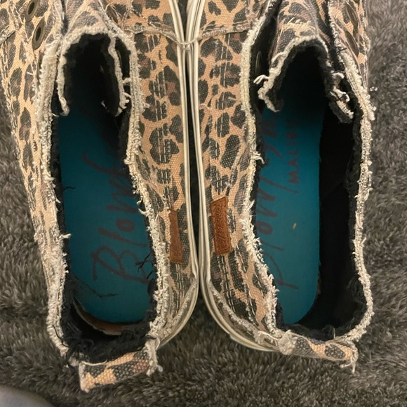 Blowfish cheetah slide on shoes. Cute. Worn twice. - Picture 4 of 4